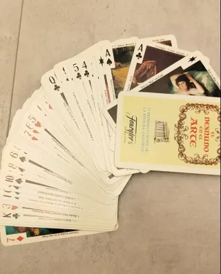 Baraja de cartas El Desnudo en el Arte