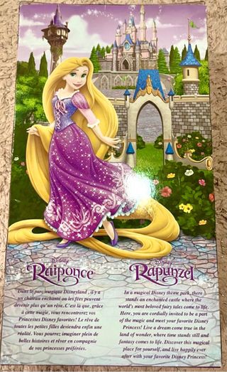 muñeca Rapunzel disney store princess 2020