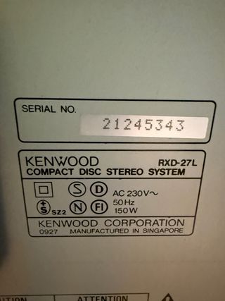 Altavoces Kenwood 70W Negros