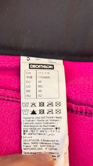 Pantalón de esquí de mujer talla 46