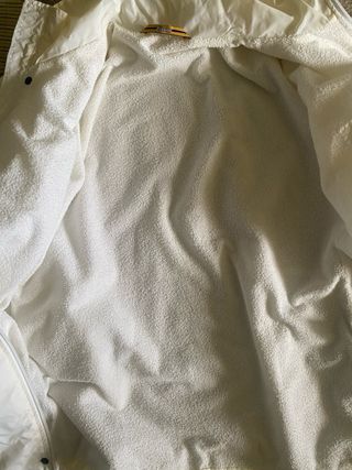 Giacca K-Way Bianca Oversize Tg S Unisex