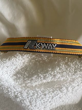 Giacca K-Way Bianca Oversize Tg S Unisex