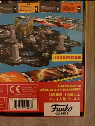 Juego Godzilla Tokyo Clash. Funko Games