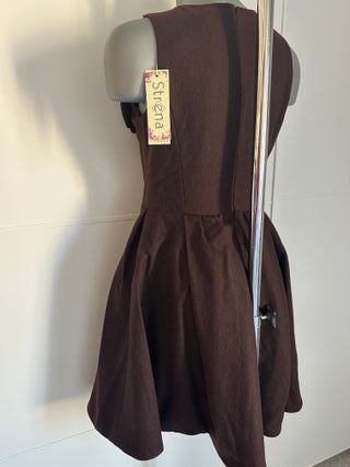 Vestido de lana STRENA Marrón Chocolate