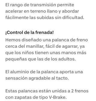 Bicicleta de montaña niño