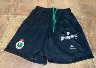 Pantalón Corto Real Racing Santander Negro