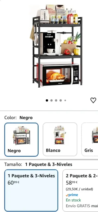 Estantería metálica extensible multiusos