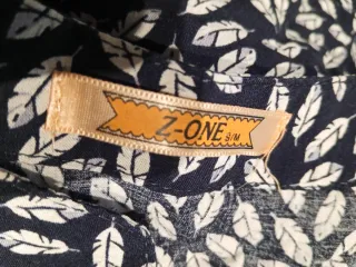 Blusa Z-ONE Estampada Hojas Talla S/M