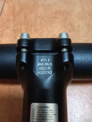 Manillar con potencia