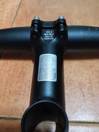 Manillar con potencia