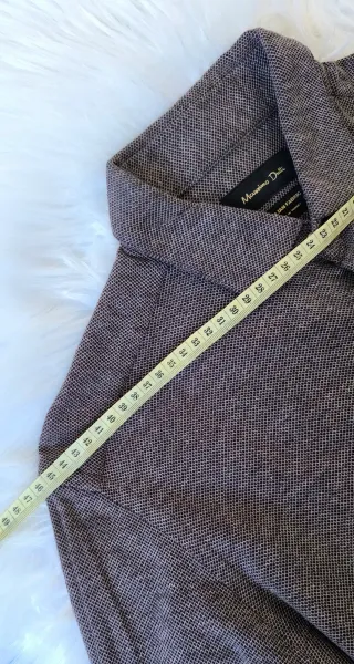 Camisa Massimo Dutti Marrón Texturizada Talla M
