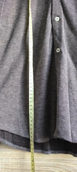 Camisa Massimo Dutti Marrón Texturizada Talla M