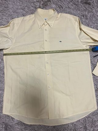 Camisa Lacoste Amarilla Talla L