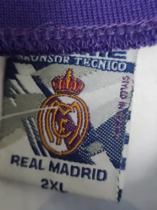 Lote 2 Camisetas R.Madrid retro Talla XL