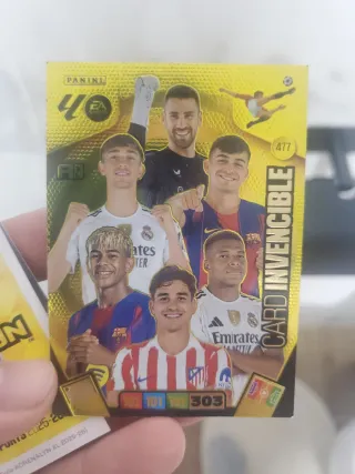 Carta Invencible Panini 477 2025-26