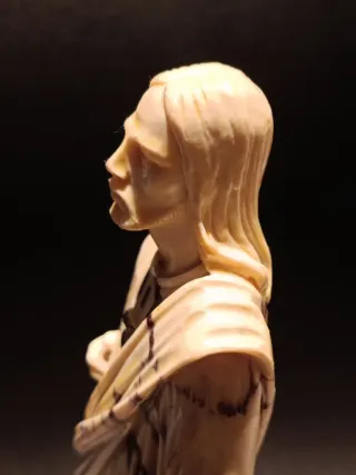 Figura Sagrado Corazón de Jesús Marmolina veteada