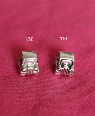 Charm Coche Pandora Original Plata