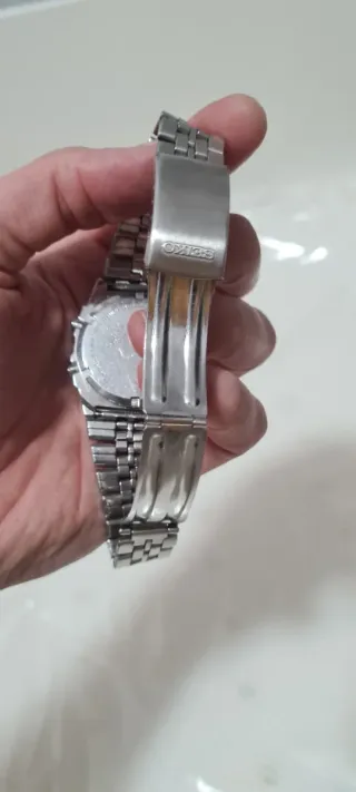 Reloj Seiko Silver Wave A229-5050 Digital Vintage