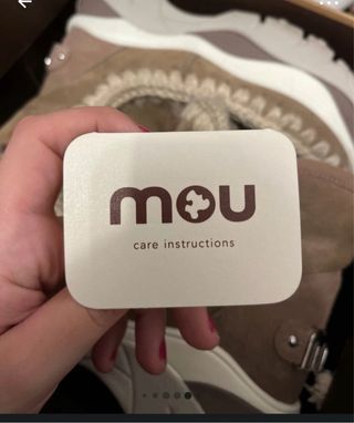 Botas MOU Originales Beige/Marrón