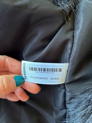 Chaleco pelo Bershka Talla M