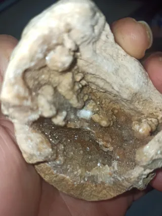 Geoda de Calcita y Cuarzo