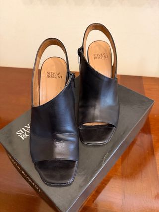 Scarpe Silvia Rossini n.37 in pelle nera