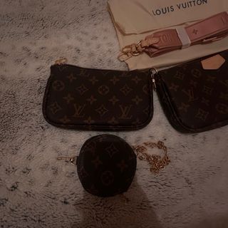 Borsa Louis Vuitton Marrone Monogram