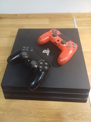 PS4 Pro Negra + cables+ 2 Mandos y Juegos