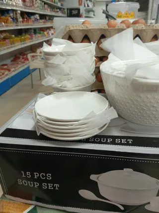 Juego de 15 piezas para sopa