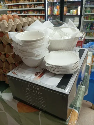 Juego de 15 piezas para sopa