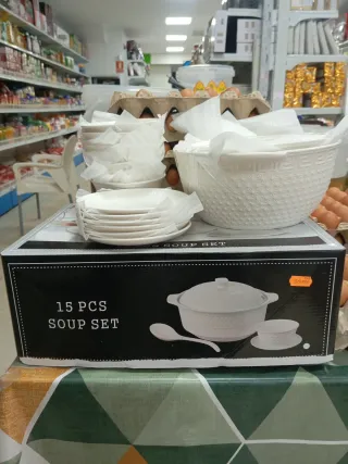 Juego de 15 piezas para sopa