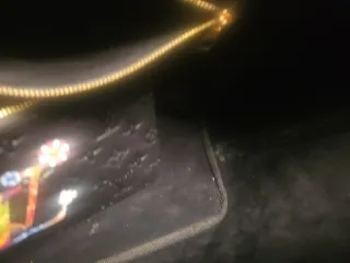 Borsa Louis Vuitton in pelle nera multicolore