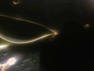 Borsa Louis Vuitton in pelle nera multicolore