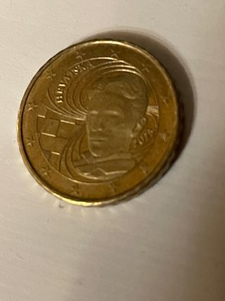 Moneda 10 céntimos Nikola Tesla coleccionismo