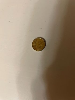 Moneda 10 céntimos Nikola Tesla coleccionismo