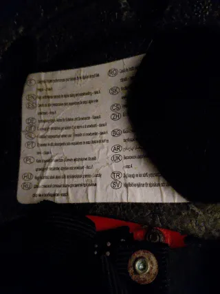 Casco de esquí infantil rojo 5-9 años