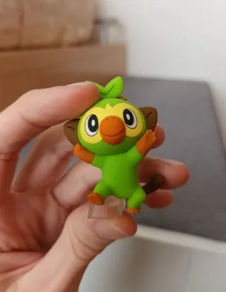 Figuras Pokémon Grookey, Scorbunny y Sobble