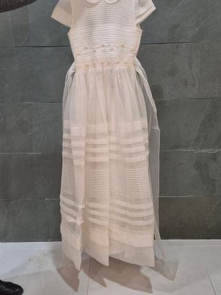 Vestido de Comunión Niña Blanco