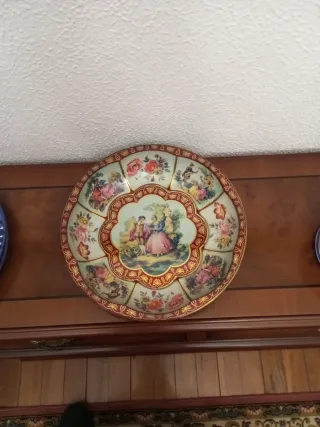 Bandeja Decorada Británica Daher 1971.