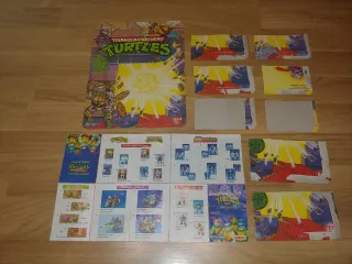 Folleto y cartones Tortugas Ninja