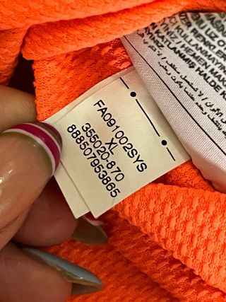 Camiseta FC Barcelona Messi 10 Naranja Talla XL