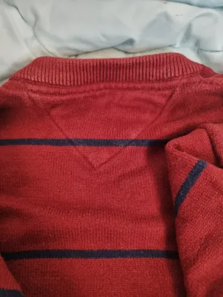 Jersey Tommy Hilfiger Rayas Rojas