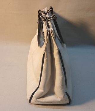 BOLSO VINTAGE BLANCO AÑOS 70
