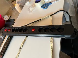 Regleta 8 enchufes con interruptor