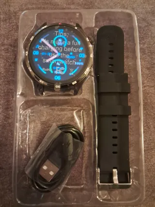 Smartwatch Negro Nuevo Sin Usar