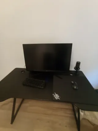 Mesa Gamer Negra