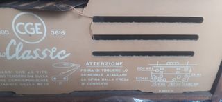 Radio Giradischi CGE 3616 FonoClassic,funzionante