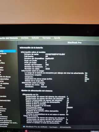 MacBook Pro 13 Retina 2015 i5 Plata