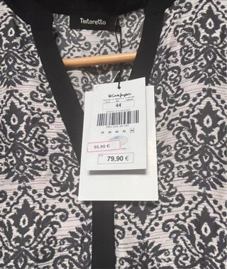 Vestido Seda Estampado Talla M