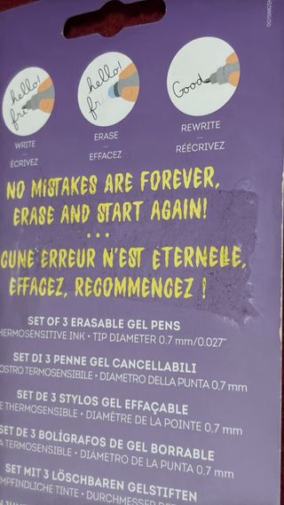 Set 3 Penne Gel Cancellabili Halloween Legami